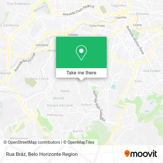 Rua Bráz map