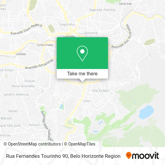 Rua Fernandes Tourinho 90 map