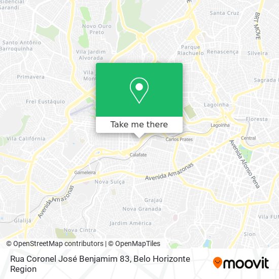 Rua Coronel José Benjamim 83 map