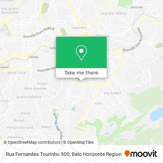 Rua Fernandes Tourinho 900 map