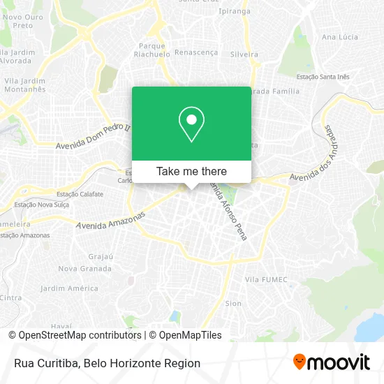 Rua Curitiba map