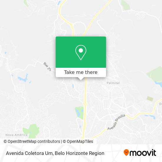 Avenida Coletora Um map