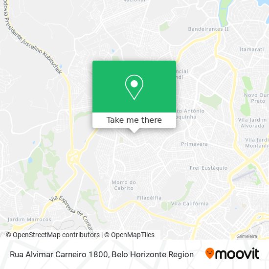 Rua Alvimar Carneiro 1800 map