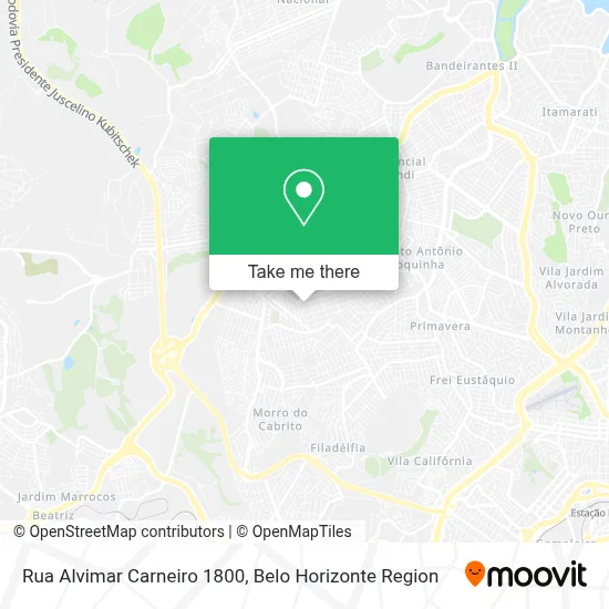 Rua Alvimar Carneiro 1800 map