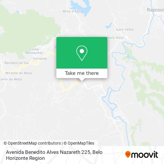 Avenida Benedito Alves Nazareth 225 map