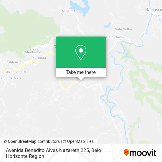 Avenida Benedito Alves Nazareth 225 map