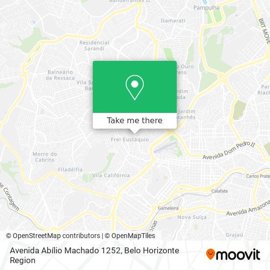 Avenida Abílio Machado 1252 map