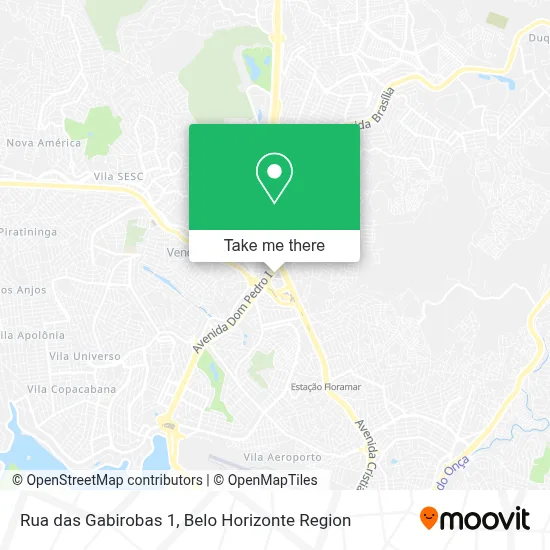 Rua das Gabirobas 1 map