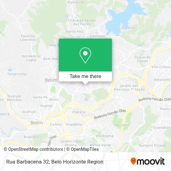 Rua Barbacena 32 map