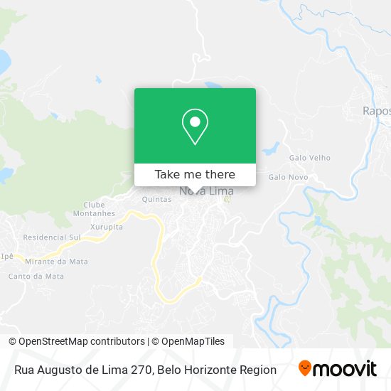 Rua Augusto de Lima 270 map