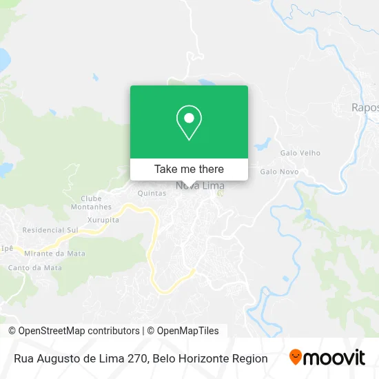 Rua Augusto de Lima 270 map