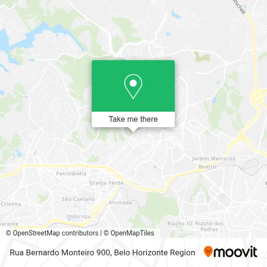 Rua Bernardo Monteiro 900 map