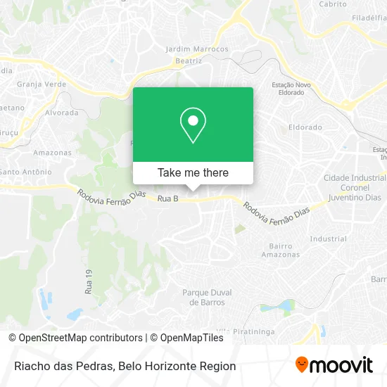 Riacho das Pedras map