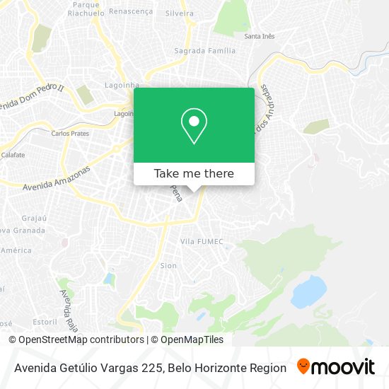 Avenida Getúlio Vargas 225 map