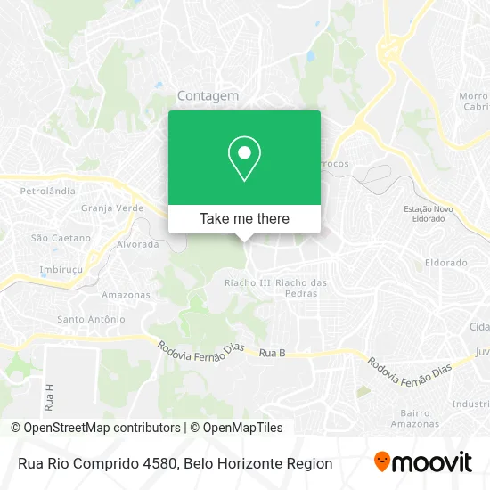 Rua Rio Comprido 4580 map