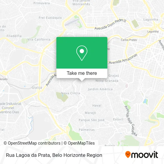 Rua Lagoa da Prata map
