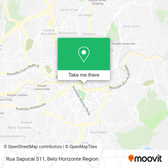 Rua Sapucaí 511 map