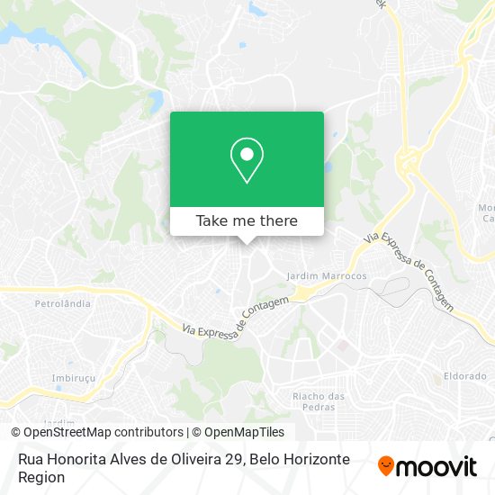 Rua Honorita Alves de Oliveira 29 map