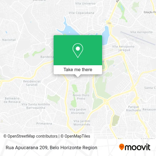 Rua Apucarana 209 map