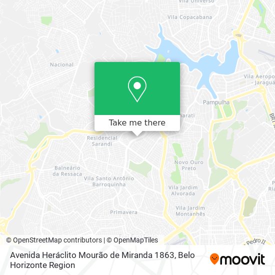 Avenida Heráclito Mourão de Miranda 1863 map