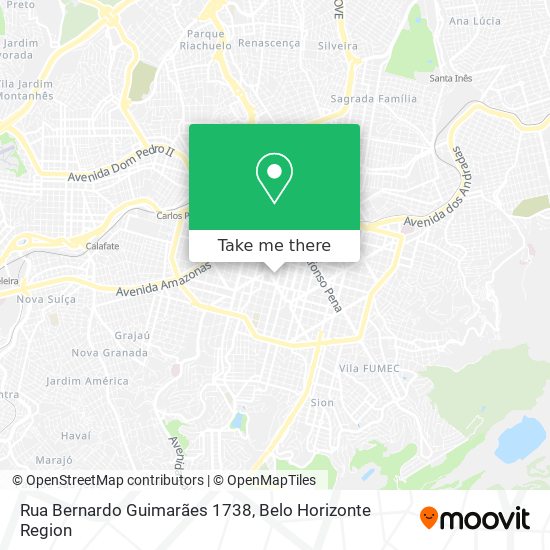 Rua Bernardo Guimarães 1738 map