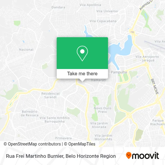 Rua Frei Martinho Burnier map