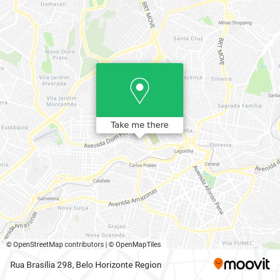 Mapa Rua Brasília 298