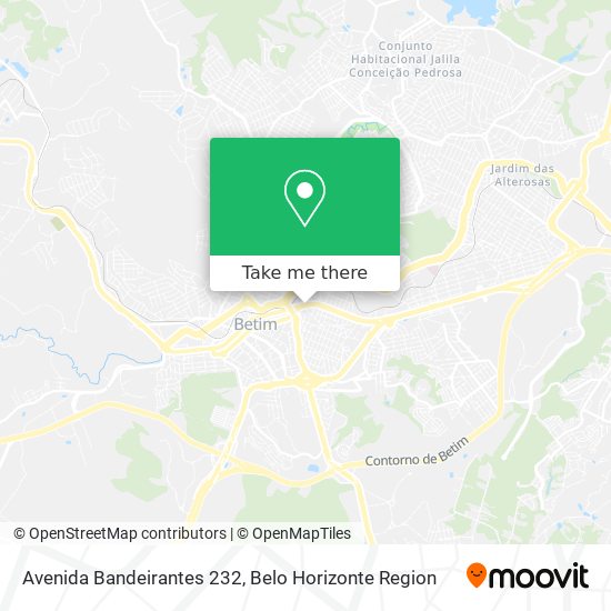 Avenida Bandeirantes 232 map
