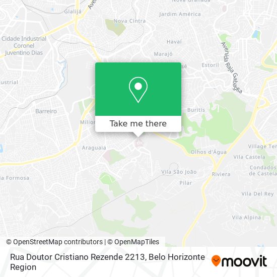 Rua Doutor Cristiano Rezende 2213 map