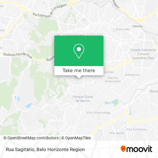 Rua Sagitário map