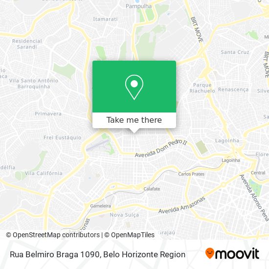 Rua Belmiro Braga 1090 map