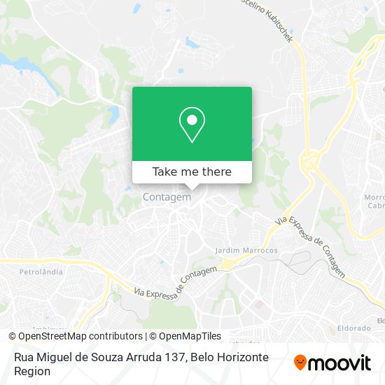Mapa Rua Miguel de Souza Arruda 137