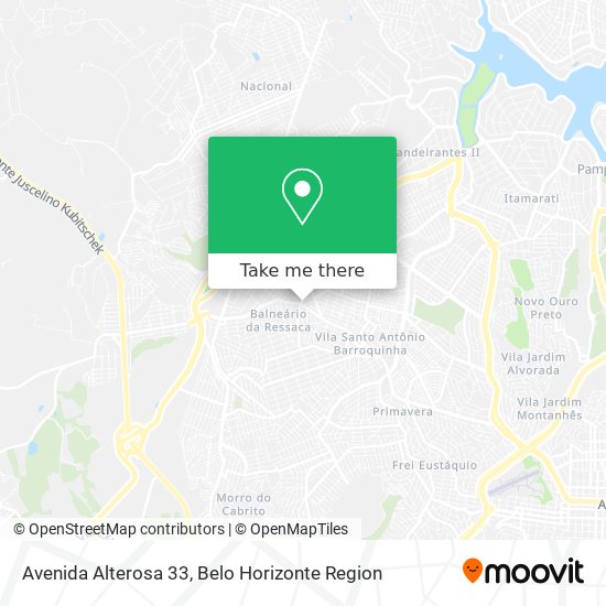 Avenida Alterosa 33 map