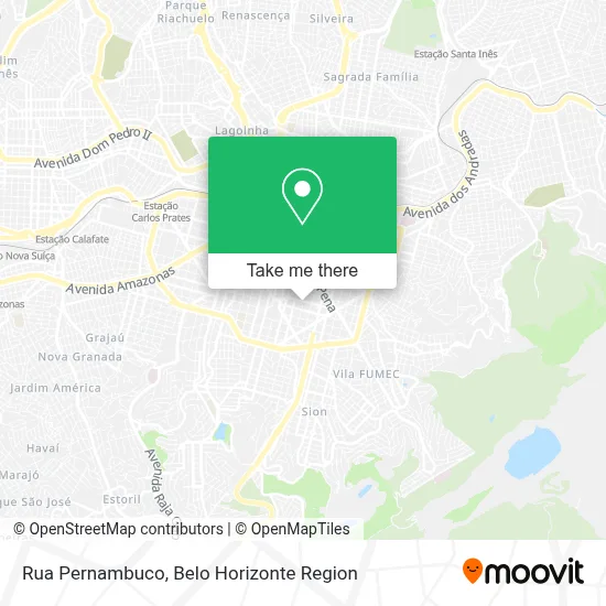 Rua Pernambuco map