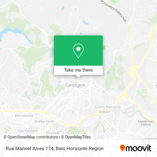 Rua Manoel Alves 174 map