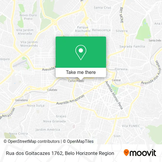 Rua dos Goitacazes 1762 map
