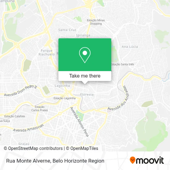 Rua Monte Alverne map