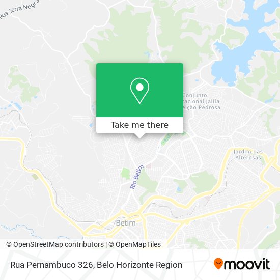 Rua Pernambuco 326 map