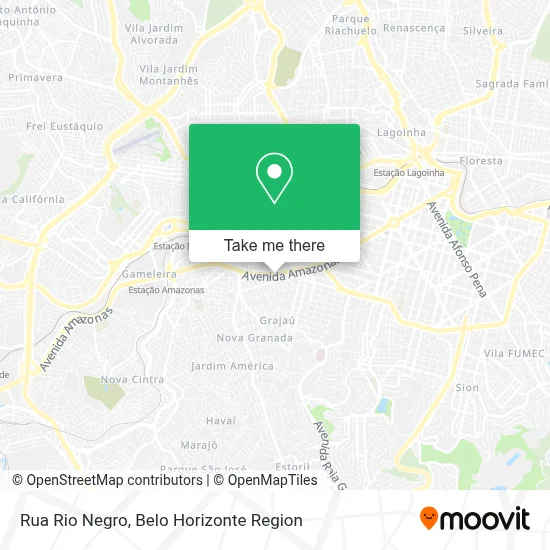 Rua Rio Negro map