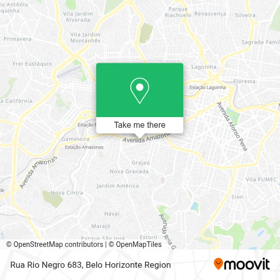 Rua Rio Negro 683 map