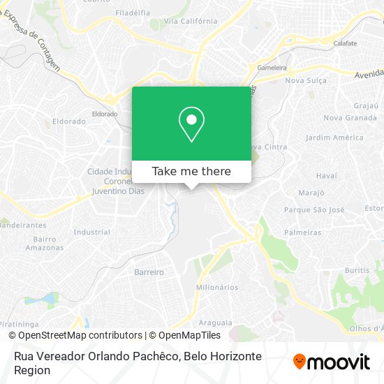 Rua Vereador Orlando Pachêco map