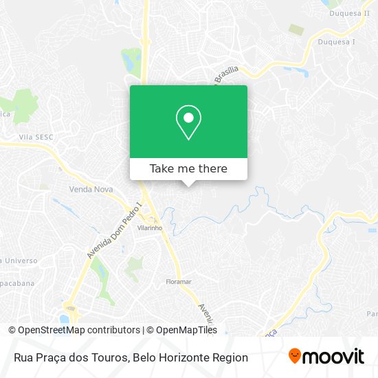 Rua Praça dos Touros map