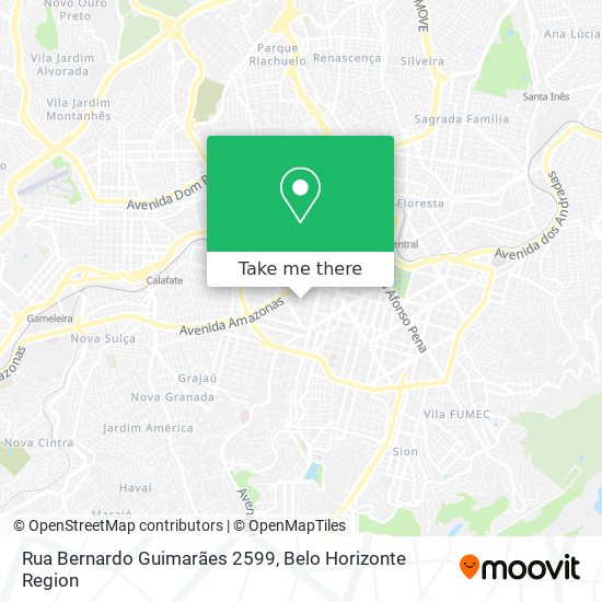Rua Bernardo Guimarães 2599 map