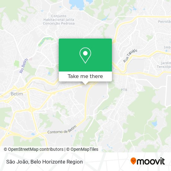 São João map