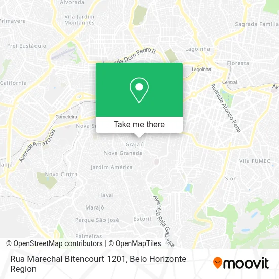 Rua Marechal Bitencourt 1201 map