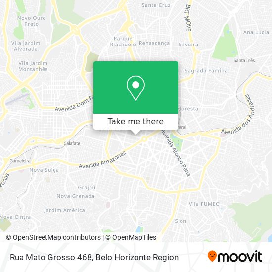 Mapa Rua Mato Grosso 468