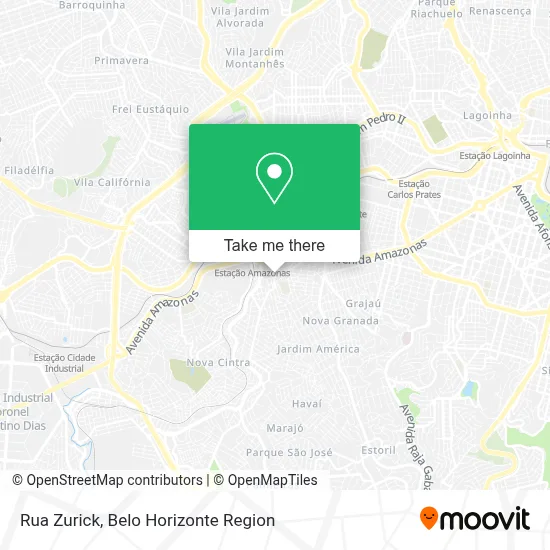Rua Zurick map