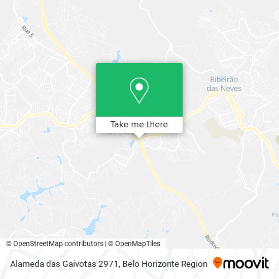 Alameda das Gaivotas 2971 map