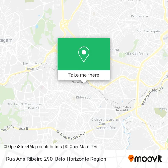 Rua Ana Ribeiro 290 map