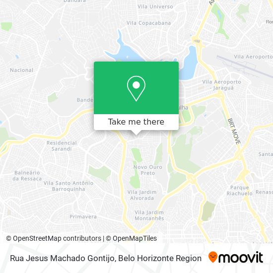 Mapa Rua Jesus Machado Gontijo